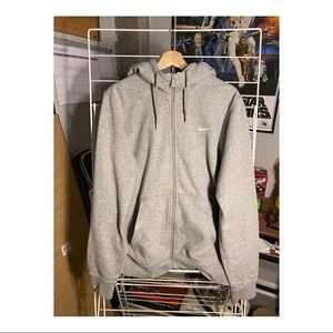 Grey Nike Full-Zip Hoodie